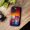 Kawaii Cats colour of the lesbian flag Kawaii art IPhone Cases 2 - Image 63