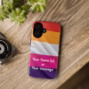 Personalizable Lesbian Flag Tough Phone Case – Show Your Pride - Image 60