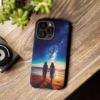 Beautiful lesbian walking on the beach and looking to a milkyway IPhone Cases 1 - Image 72