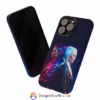 Cyberpunk lesbian women back to back hair morphing IPhone Cases 7 - Image 25