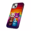 Kawaii Cats colour of the lesbian flag Kawaii art IPhone Cases 2 - Image 18