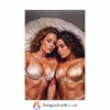 Beautiful Erotic lesbian laying on a bed 1 Rolled Posters - Image 5