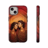 Beautiful lesbian line art latin women IPhone Cases 5 - Image 17