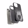 Beautiful lesbian Black and white line art European women IPhone Cases - Image 19