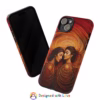 Beautiful lesbian line art latin women IPhone Cases 5 - Image 56