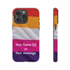 Personalizable Lesbian Flag Tough Phone Case – Show Your Pride - Image 54