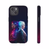 Cyberpunk lesbian women back to back hair morphing IPhone Cases 7 - Image 18