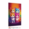 Kawaii cats Lesbian Pride flag 2 Rolled Posters - Image 19