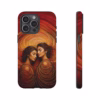 Beautiful lesbian line art latin women IPhone Cases 5 - Image 70