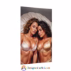 Beautiful Erotic lesbian laying on a bed 1 Rolled Posters - Image 7