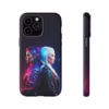 Cyberpunk lesbian women back to back hair morphing IPhone Cases 7 - Image 16
