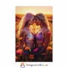 Beautiful lesbian women in Sunlit Meadow Rolled Posters 1 - Image 29