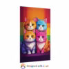 Kawaii cats Lesbian Pride flag 2 Rolled Posters - Image 35