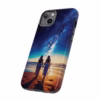 Beautiful lesbian walking on the beach and looking to a milkyway IPhone Cases 1 - Image 34