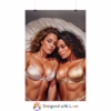 Beautiful Erotic lesbian laying on a bed 1 Rolled Posters - Image 34