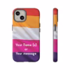 Personalizable Lesbian Flag Tough Phone Case – Show Your Pride - Image 11
