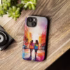 lesbian walking down the street Abstract watercolour IPhone Cases 2 - Image 51