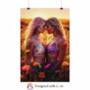 Beautiful lesbian women in Sunlit Meadow Rolled Posters 1 - Image 30