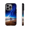 Beautiful lesbian walking on the beach and looking to a milkyway IPhone Cases 2 - Image 25