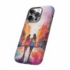 lesbian walking down the street Abstract watercolour IPhone Cases 2 - Image 30