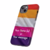 Personalizable Lesbian Flag Tough Phone Case – Show Your Pride - Image 24
