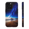 Beautiful lesbian walking on the beach and looking to a milkyway IPhone Cases 2 - Image 11