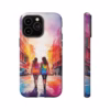 lesbian walking down the street Abstract watercolour IPhone Cases 2 - Image 45