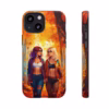 Beautiful Nerdy lesbian women in Autumn Leaves IPhone Cases - Image 7