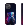 Cyberpunk lesbian women back to back hair morphing IPhone Cases 7 - Image 17