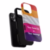 Personalizable Lesbian Flag Tough Phone Case – Show Your Pride - Image 83