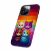Kawaii Cats colour of the lesbian flag Kawaii art IPhone Cases 2 - Image 42