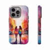 lesbian walking down the street Abstract watercolour IPhone Cases 2 - Image 25