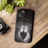 Beautiful lesbian Black and white line art European women IPhone Cases - Image 60