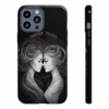 Beautiful lesbian Black and white line art European women IPhone Cases - Image 13