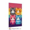 Kawaii cats Lesbian Pride flag 3 Rolled Posters - Image 3