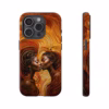 Beautiful lesbian line art african women IPhone Cases 5 - Image 61