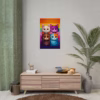 Kawaii cats Lesbian Pride flag 1 Rolled Poster - Image 12