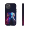 Cyberpunk lesbian women back to back hair morphing IPhone Cases 7 - Image 20