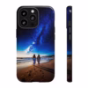 Beautiful lesbian walking on the beach and looking to a milkyway IPhone Cases 2 - Image 9