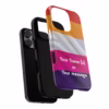 Personalizable Lesbian Flag Tough Phone Case – Show Your Pride - Image 75