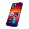 Kawaii Cats colour of the lesbian flag Kawaii art IPhone Cases 2 - Image 34