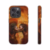 Beautiful lesbian line art african women IPhone Cases 5 - Image 64