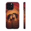 Beautiful lesbian line art latin women IPhone Cases 5 - Image 11
