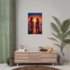 Beautiful lesbian women on the Beach at Sunset - Rolled Posters 1 - Image 4