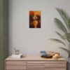 Beautiful African Lesbian surrounded by abstract swirling lines Rolled Posters - Image 28