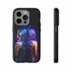 Cyberpunk lesbian women back to back hair morphing IPhone Cases 1 - Image 29