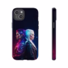 Cyberpunk lesbian women back to back hair morphing IPhone Cases 7 - Image 19