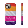 Personalizable Lesbian Flag Tough Phone Case – Show Your Pride - Image 7