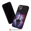 Beautiful Cyberpunk lesbian line art European women IPhone Cases 1 - Image 59