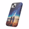 Beautiful lesbian walking on the beach and looking to a milkyway IPhone Cases 1 - Image 22